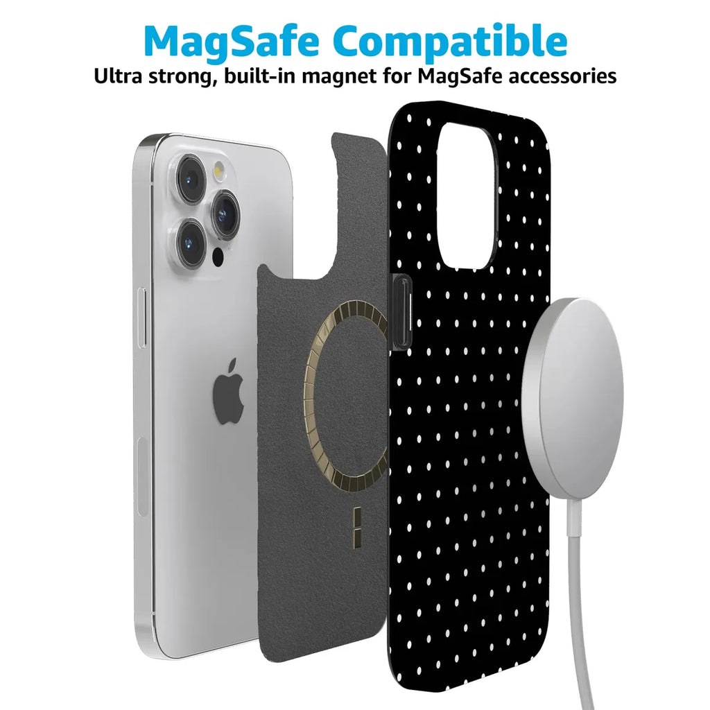 On the Dot | White Polka Dot Case