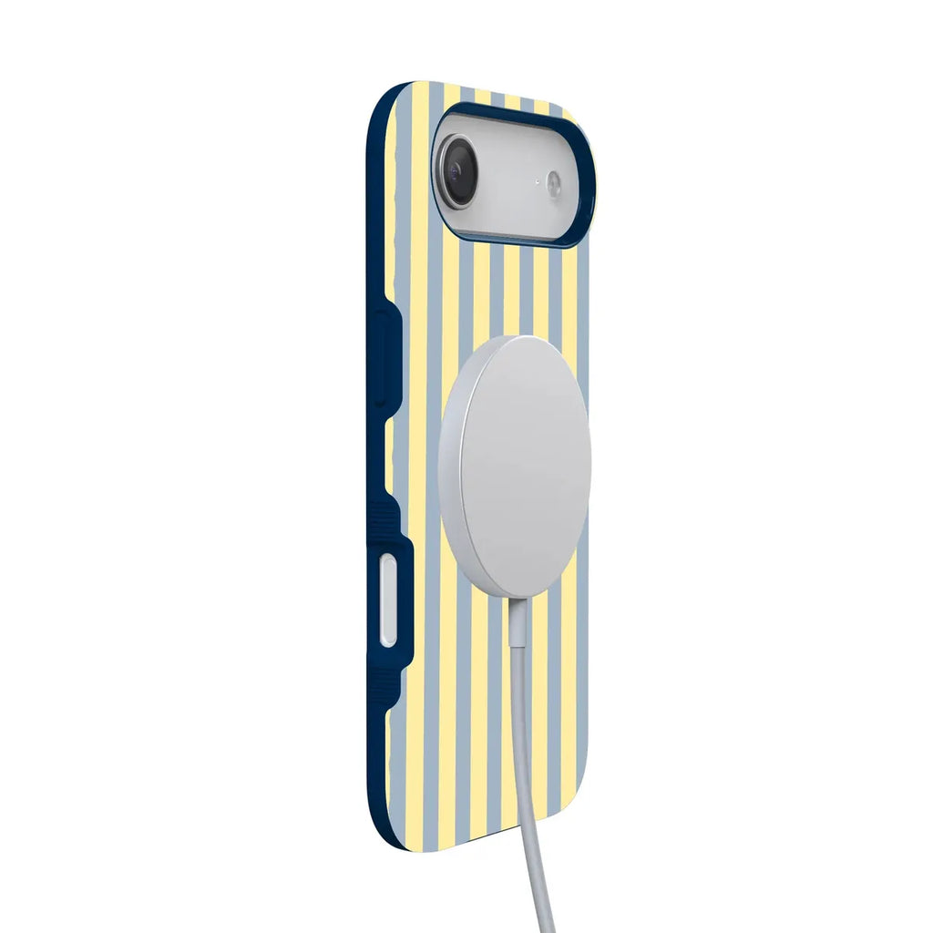 Coastline Stripes | Blue & Yellow Case
