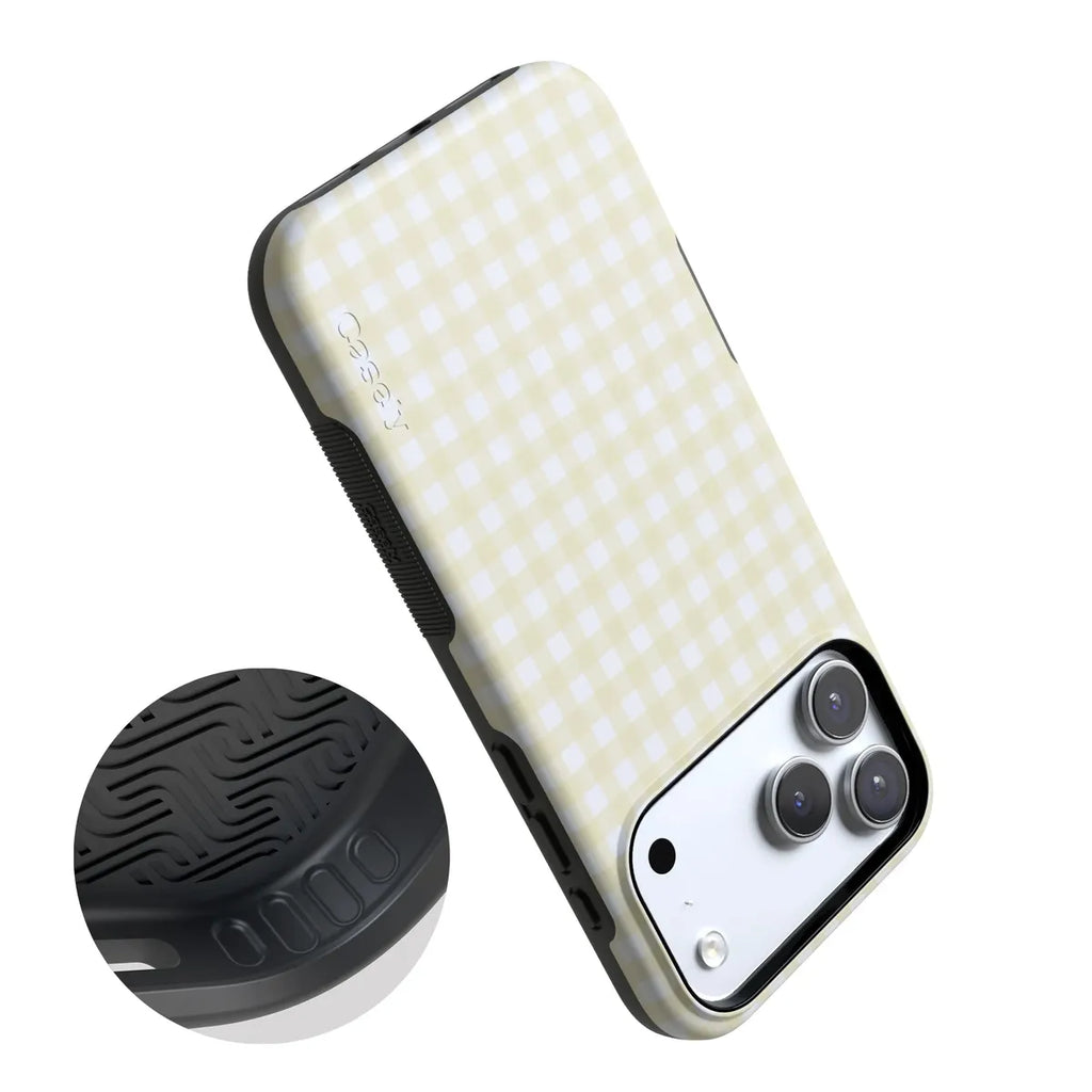 Pastel Picnic | Yellow Gingham Case