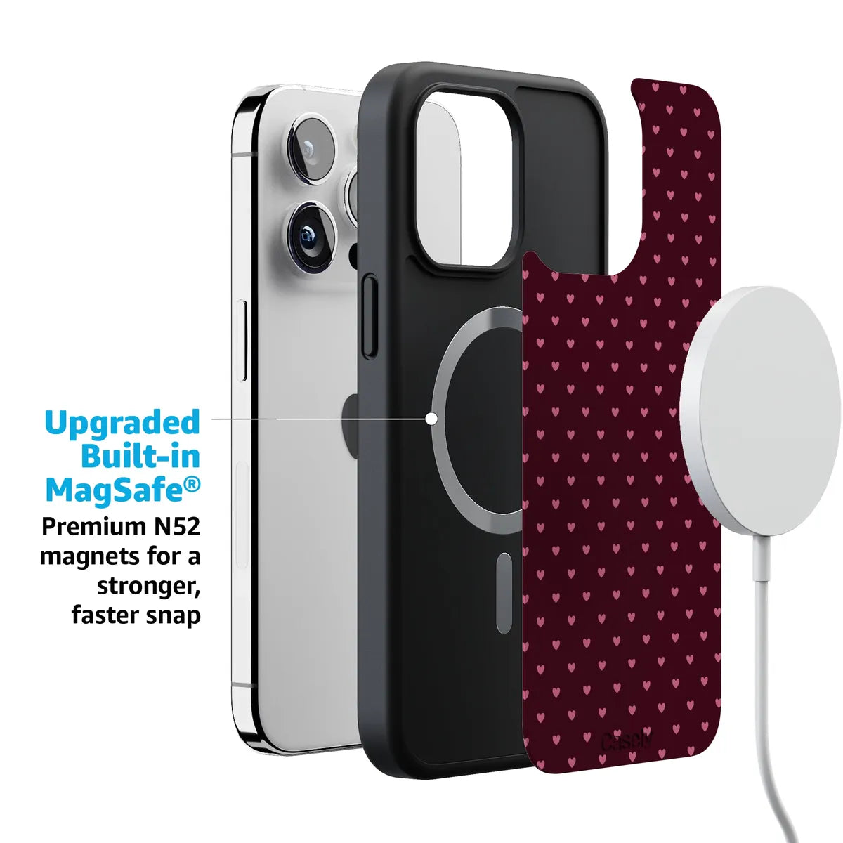 Heart Noir | Tiny Hearts Case