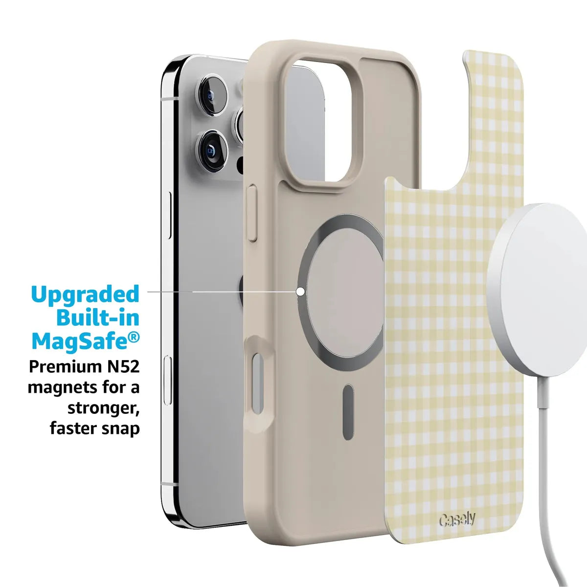Pastel Picnic | Yellow Gingham Case