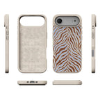 Untamed | Brown & Blue Zebra Case