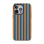 Go New York | Blue & Orange Stripes Case