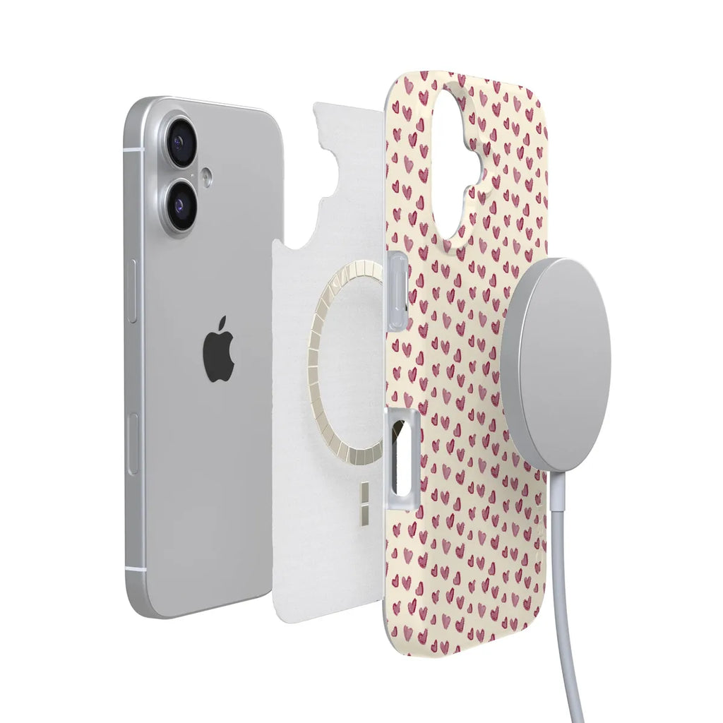 Lovebug | Mauve Hearts Case