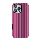 Stripes and the City | Pink & Purple Pinstripe Case
