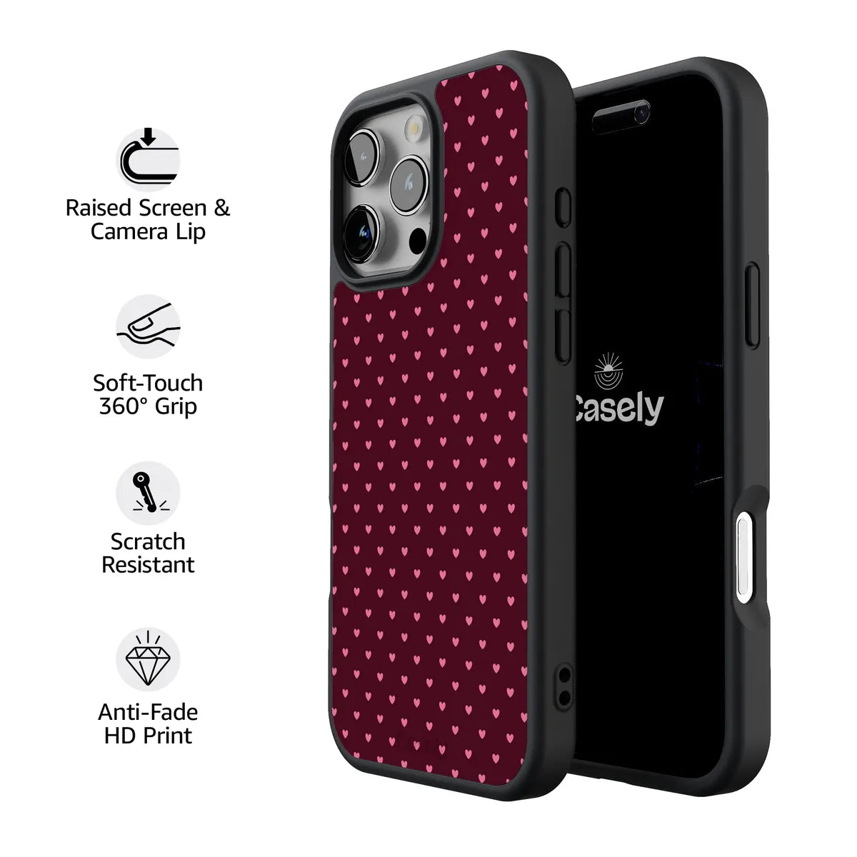 Heart Noir | Tiny Hearts Case