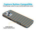 Go New York | Blue & Orange Stripes Case