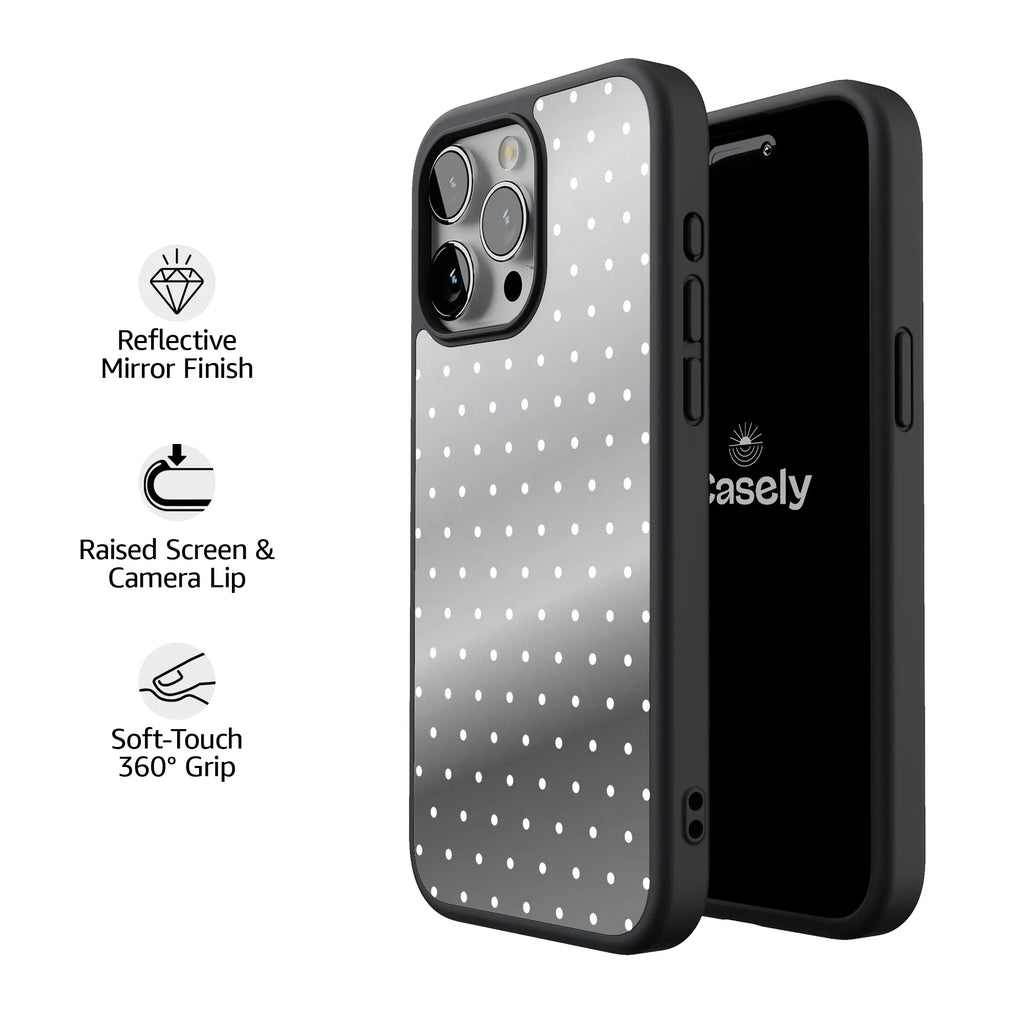 On the Dot | White Polka Dot Case