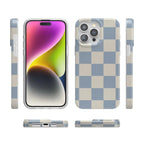 Fit Check | Light Blue Checkerboard Case