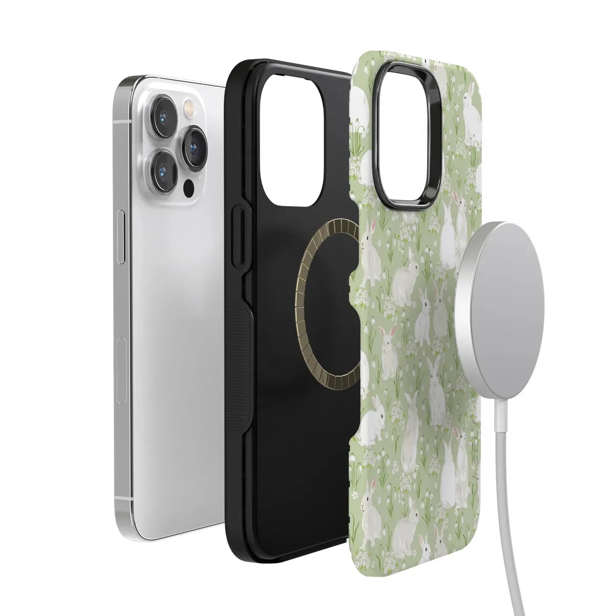 Hop to it | Green Bunny Case