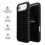 On the Dot | White Polka Dot Case