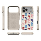 American Girlie | Red White & Blue Bows Case