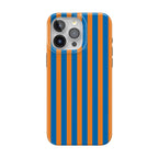 Go New York | Blue & Orange Stripes Case