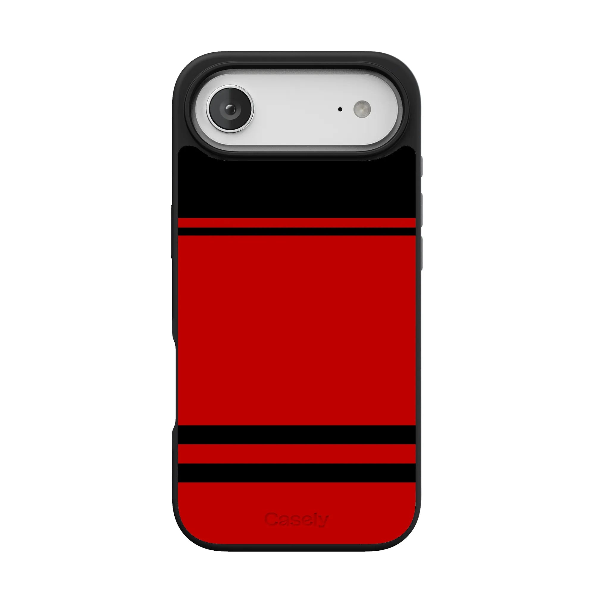 Storm Warning | Black & Red Stripes Case