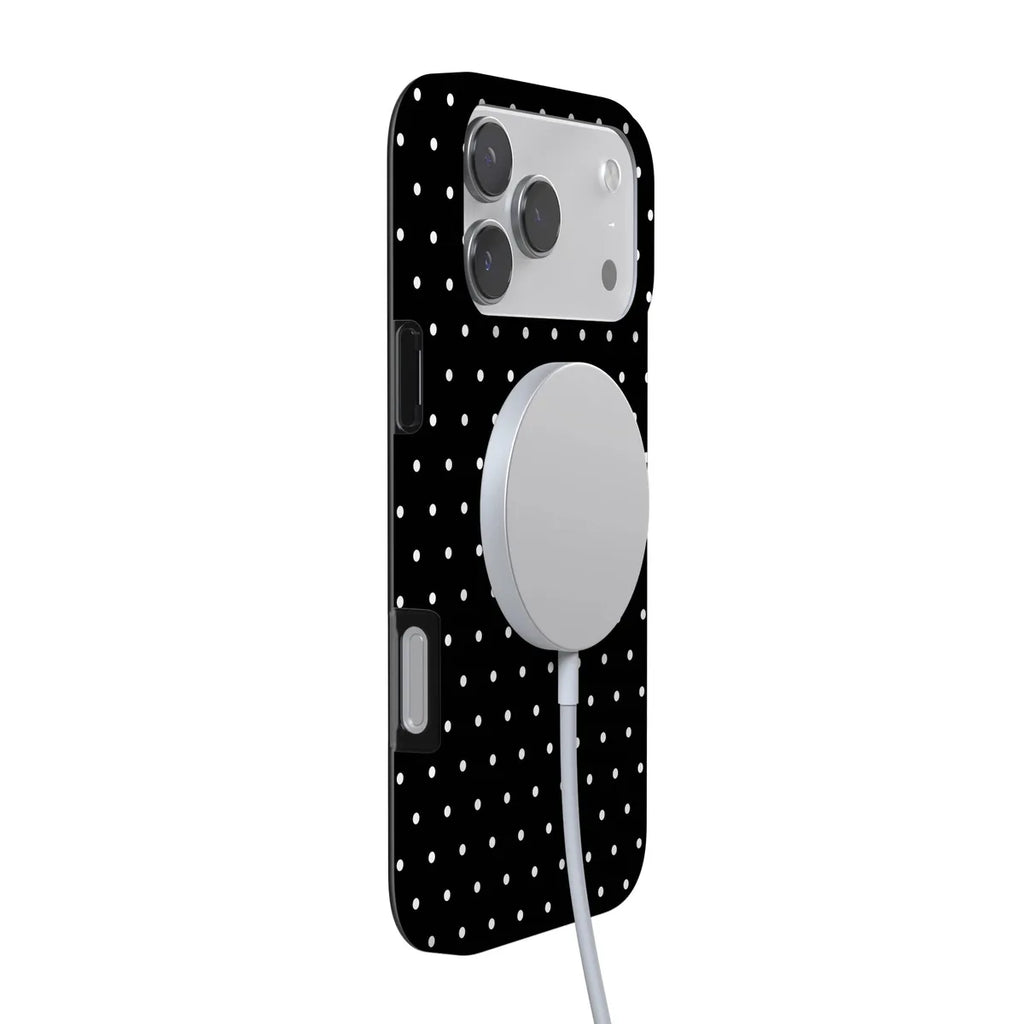 On the Dot | White Polka Dot Case
