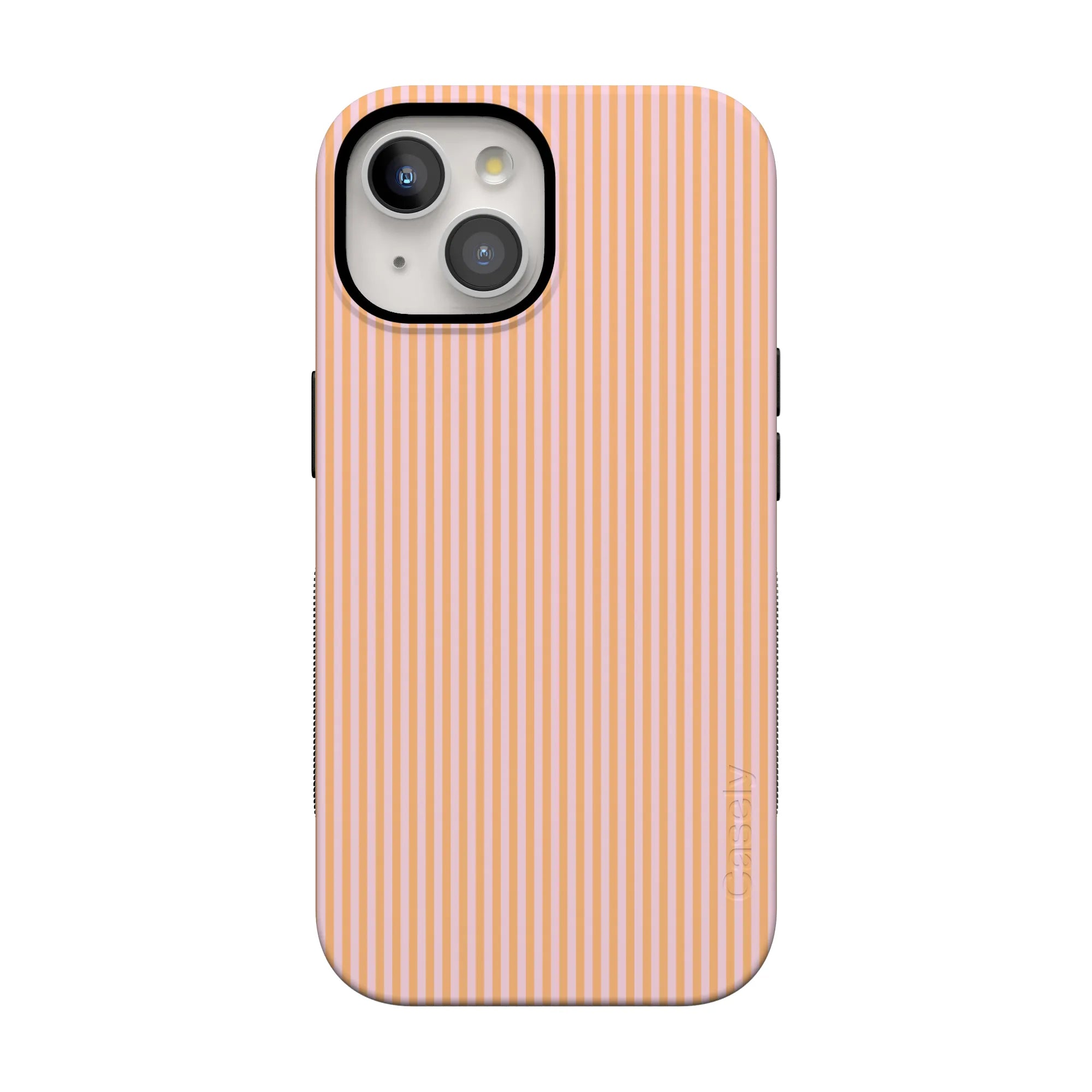 Stripes and the City | Orange & Pink Pinstripe Case
