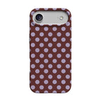 Spotted in SoHo | Burgundy Polka Dot Case