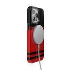 Storm Warning | Black & Red Stripes Case