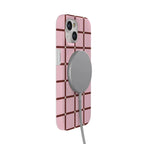 Uptown Gridlock | Pink Checkerboard Case