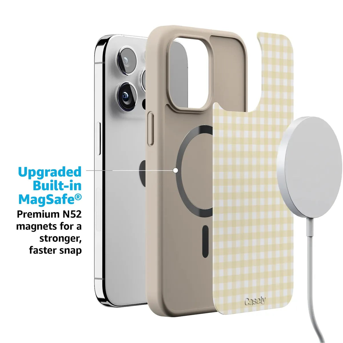 Pastel Picnic | Yellow Gingham Case