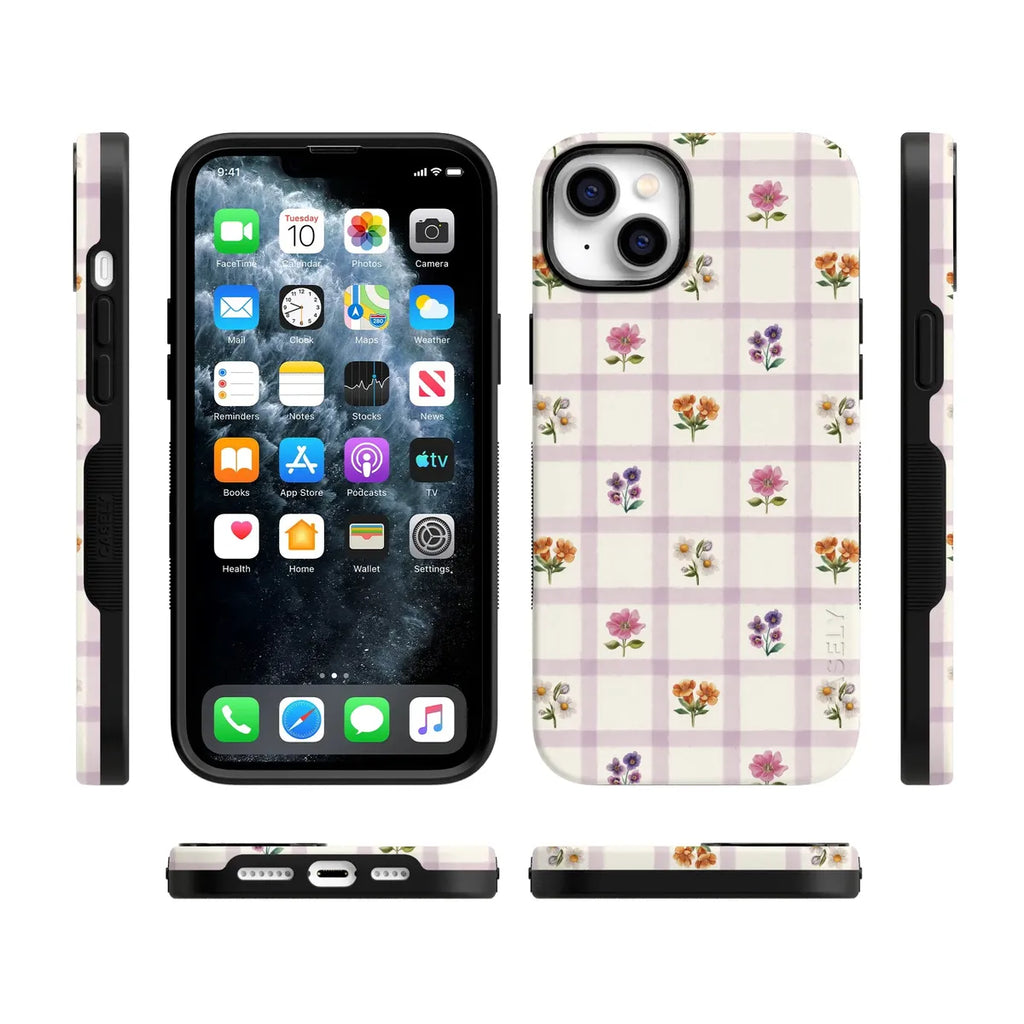 Meadow Check | Floral Gingham Case
