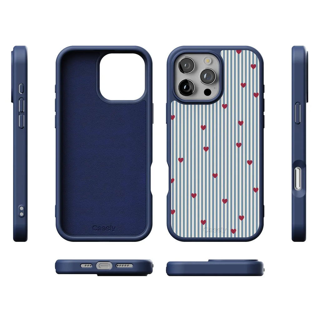 Love Lines | Blue Stripes Case