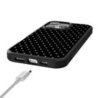 On the Dot | White Polka Dot Case