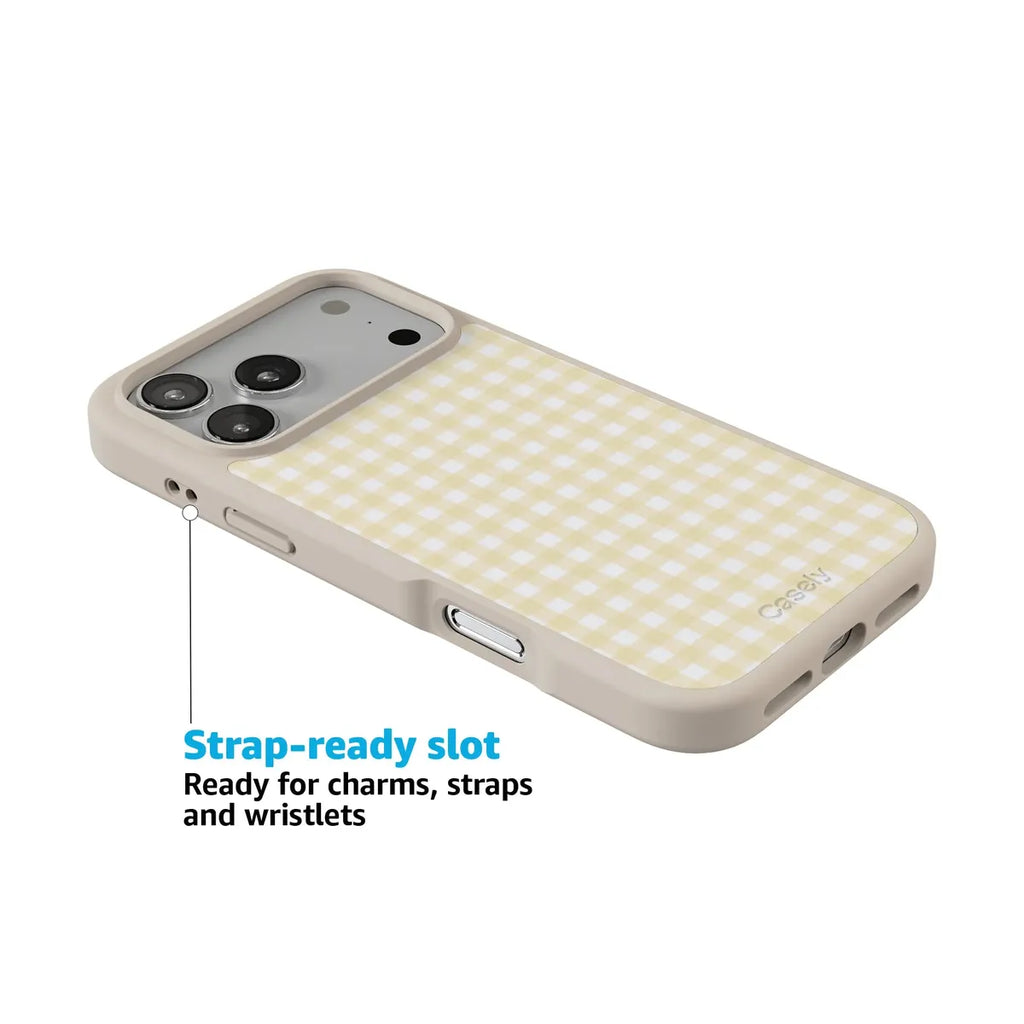 Pastel Picnic | Yellow Gingham Case