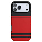 Storm Warning | Black & Red Stripes Case
