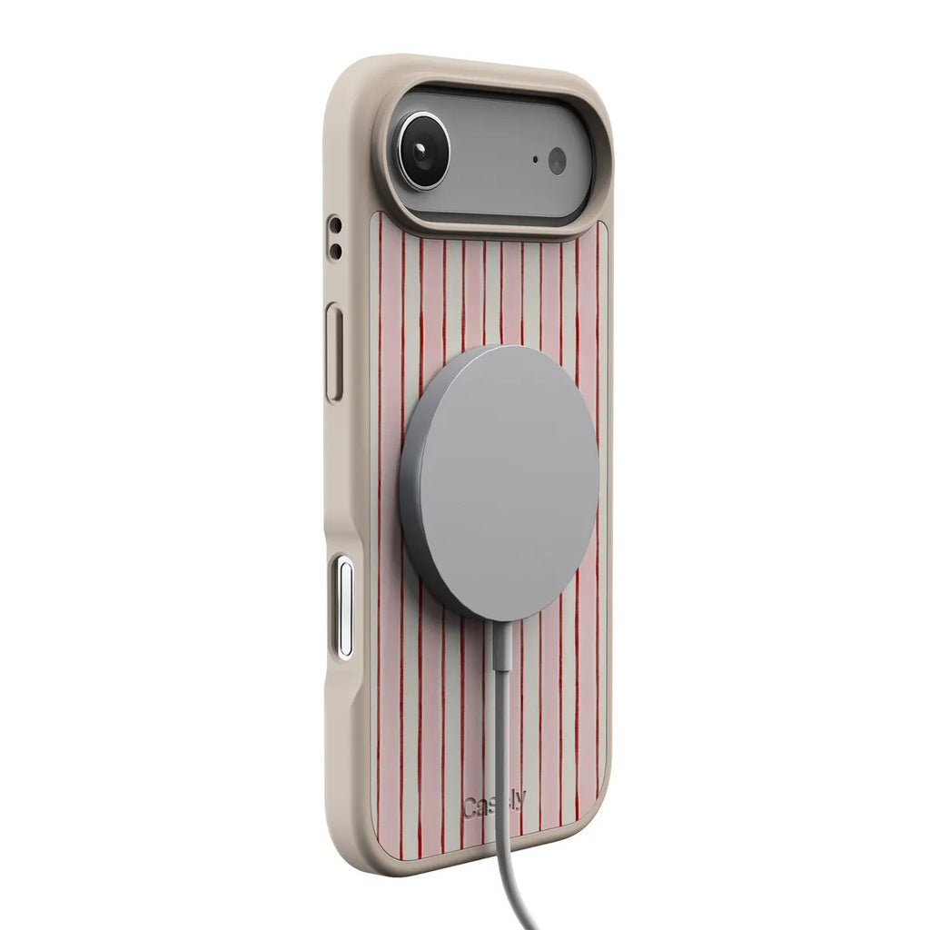 Pretty in Pastel | Blush Stripes Case