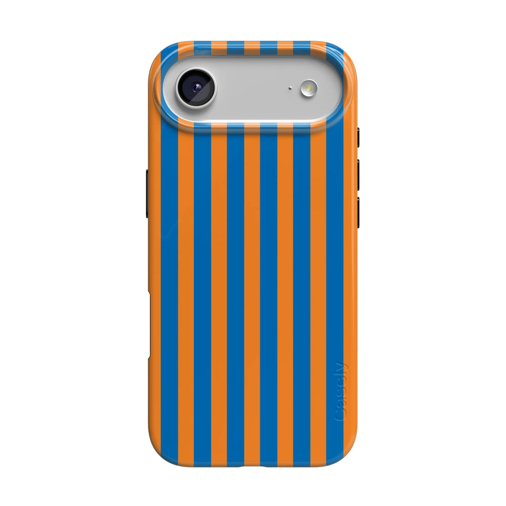 Go New York | Blue & Orange Stripes Case