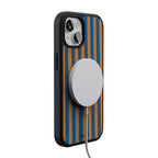 Go New York | Blue & Orange Stripes Case
