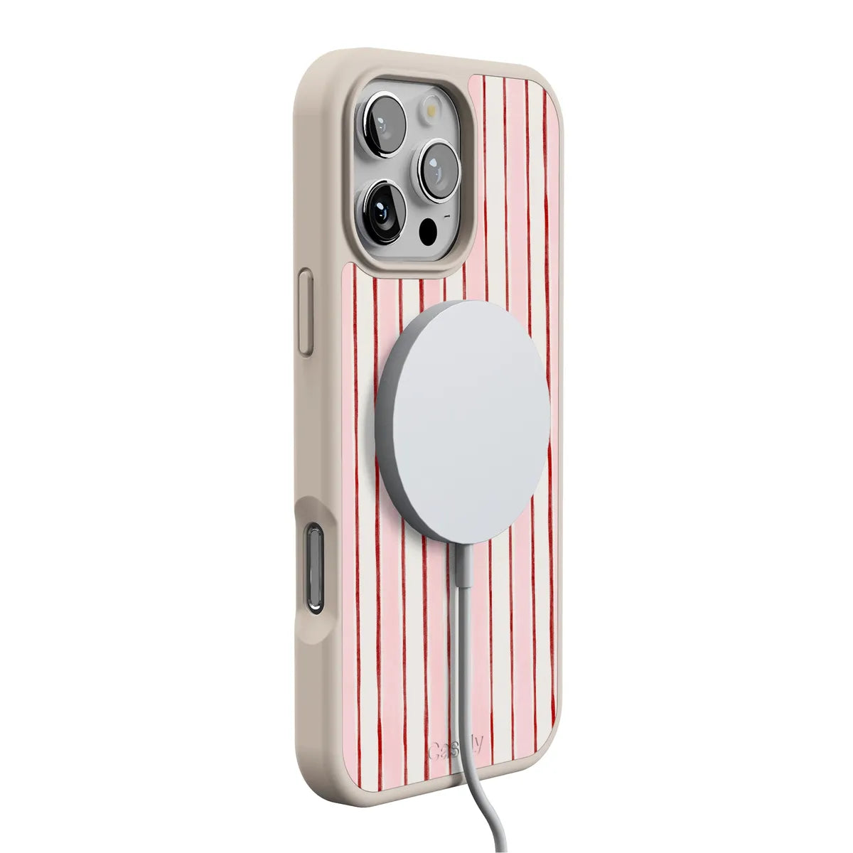 Pretty in Pastel | Blush Stripes Case
