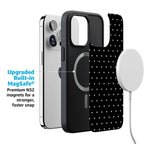 On the Dot | White Polka Dot Case