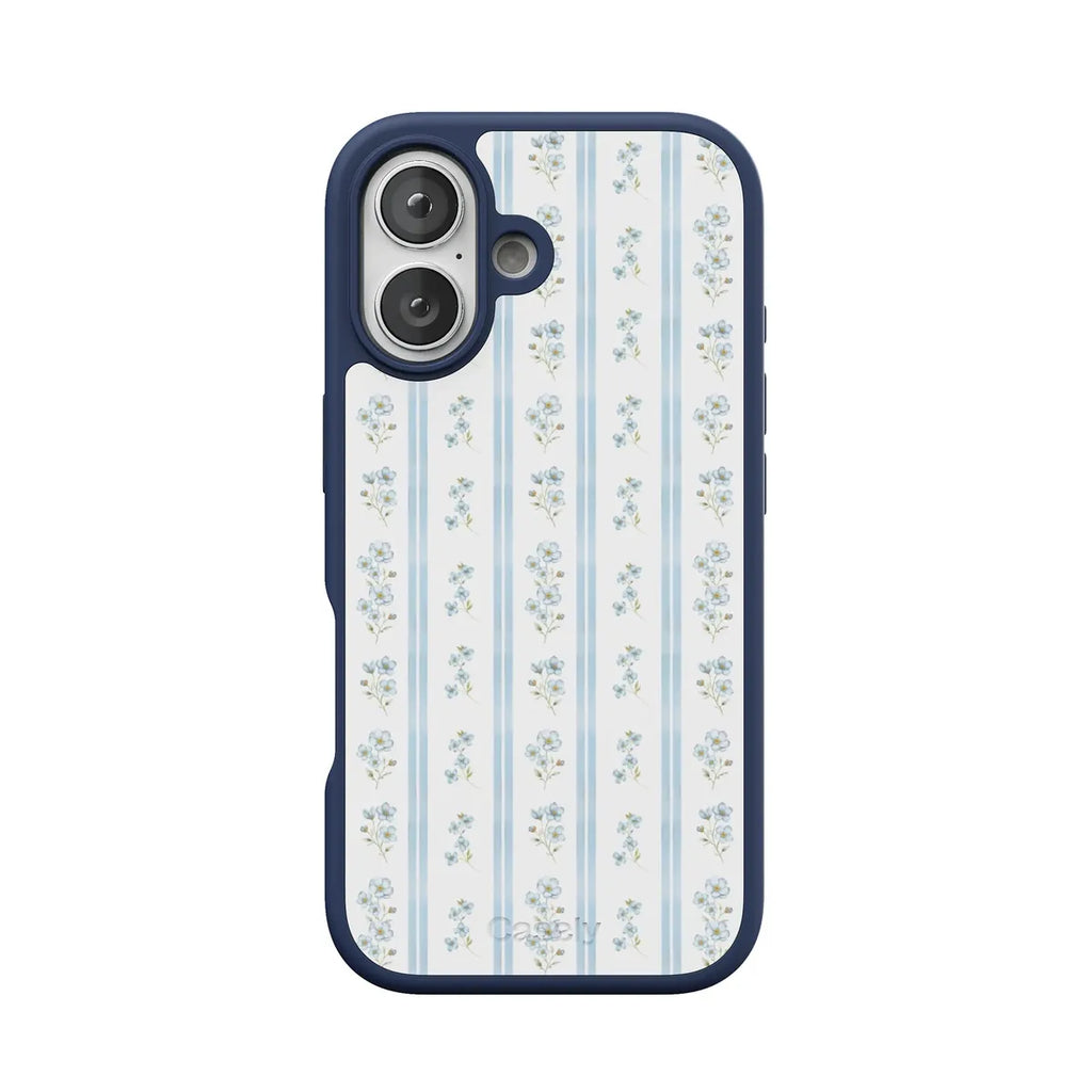 Cottage Stripe | Blue Floral Case