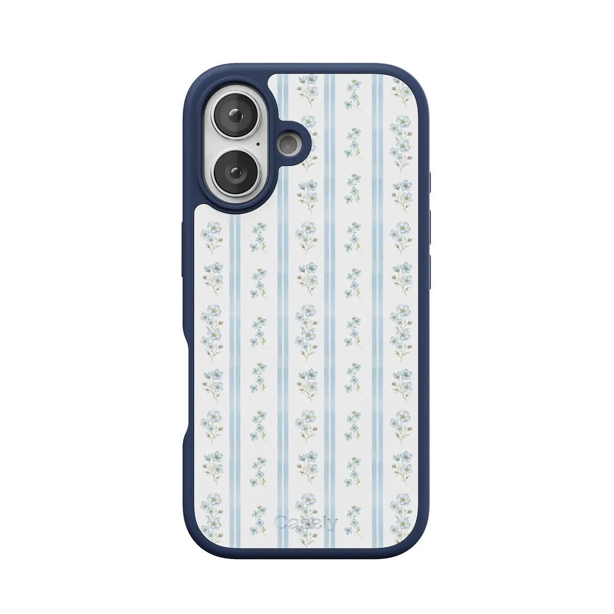 Cottage Stripe | Blue Floral Case