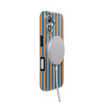 Go New York | Blue & Orange Stripes Case