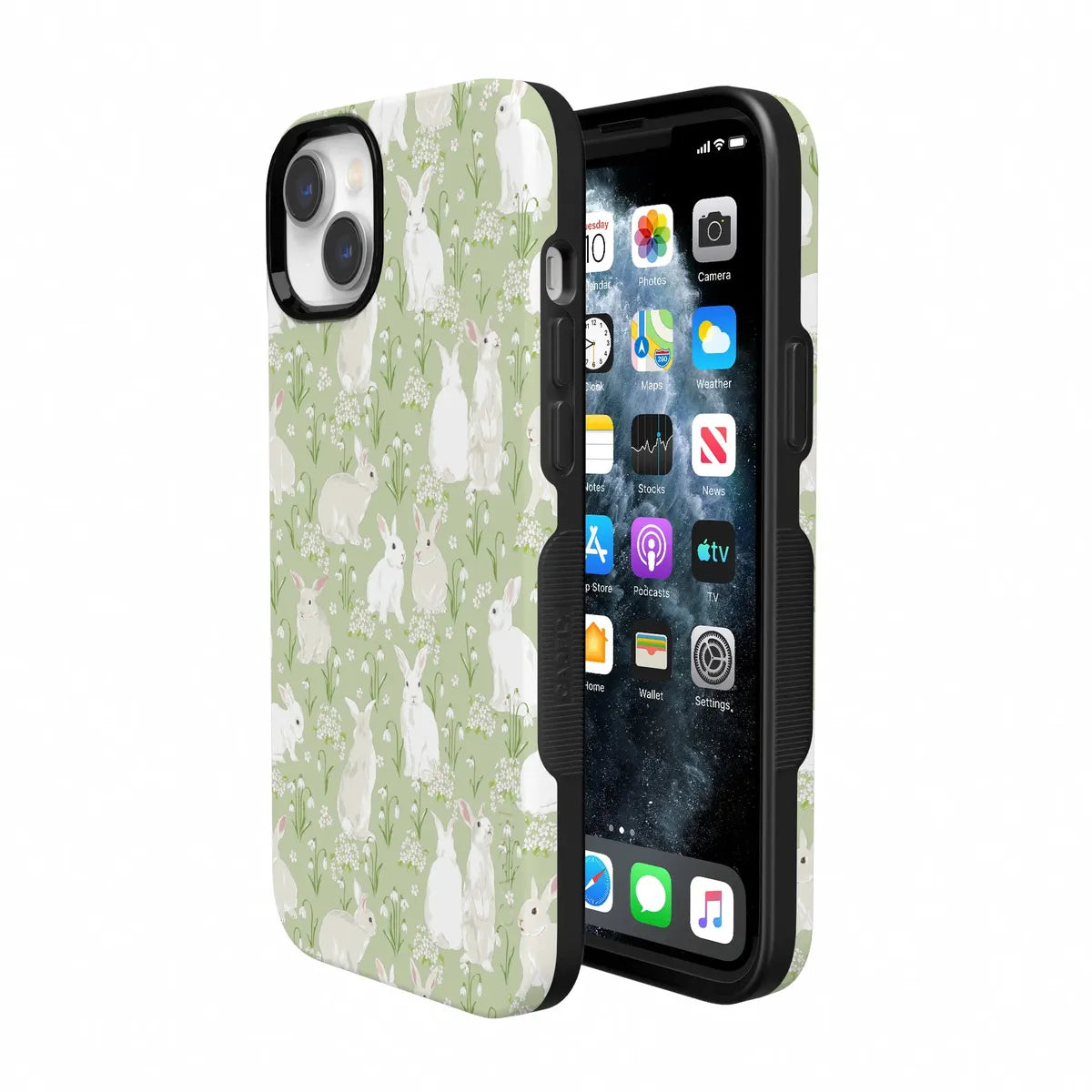 Hop to it | Green Bunny Case