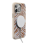 Untamed | Brown & Blue Zebra Case