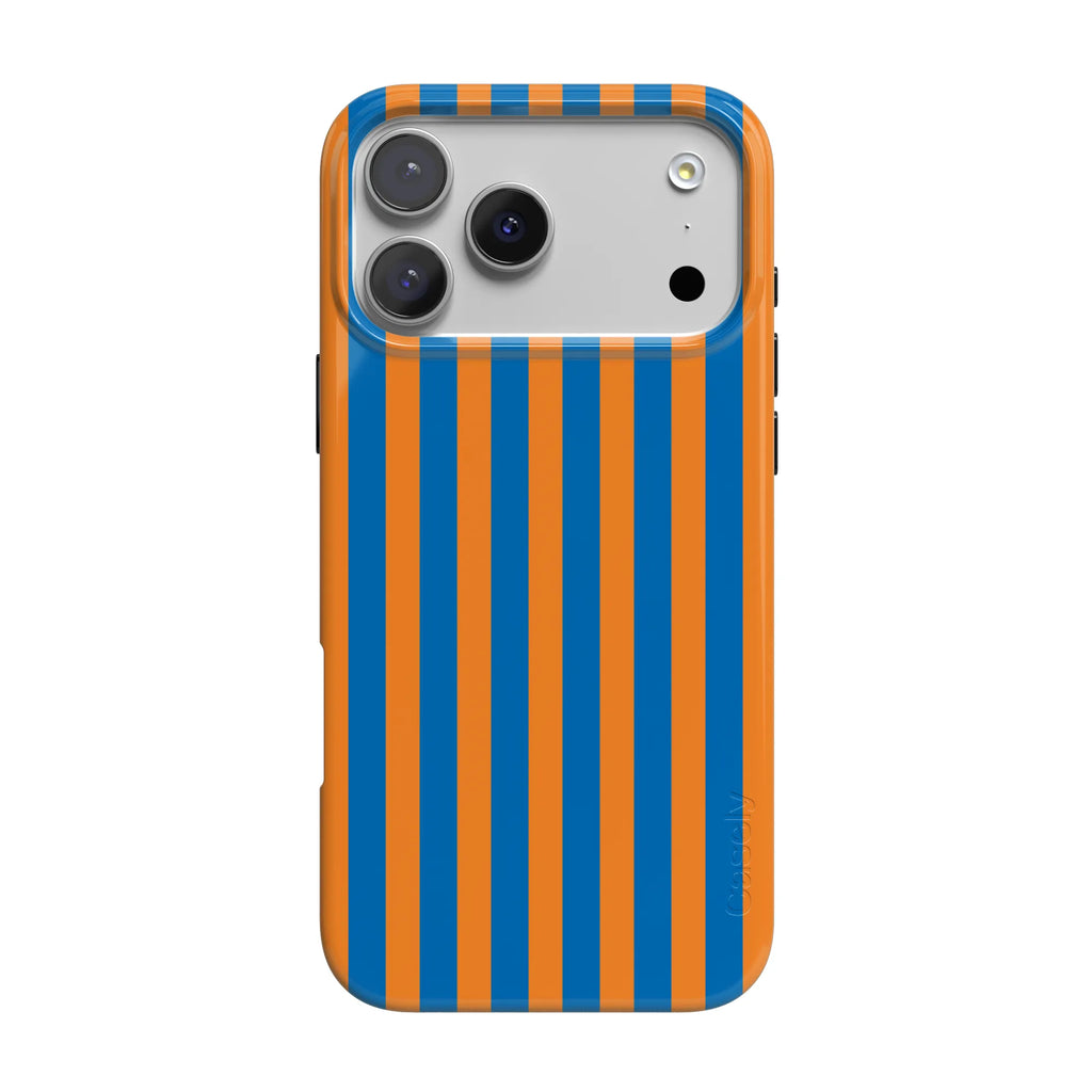Go New York | Blue & Orange Stripes Case