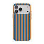 Go New York | Blue & Orange Stripes Case
