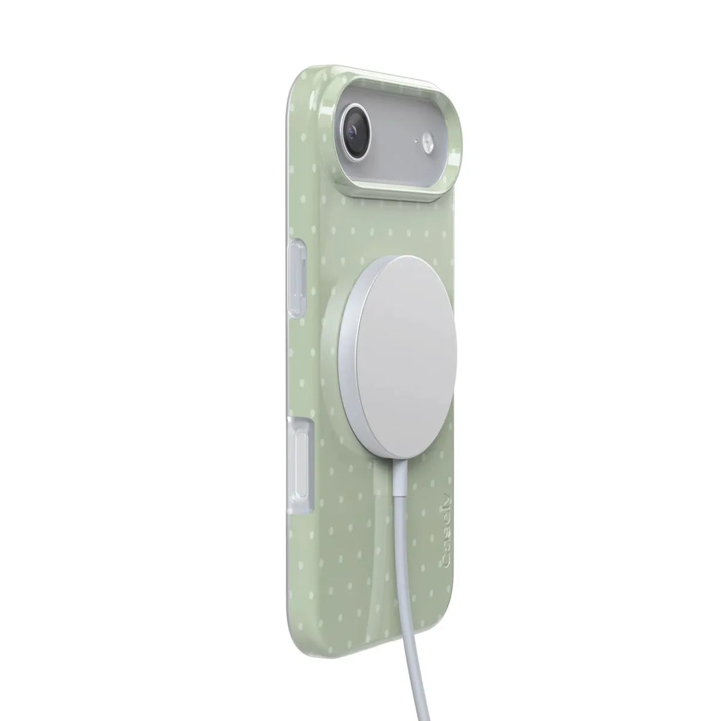 On the Dot | Green Polka Dot Case