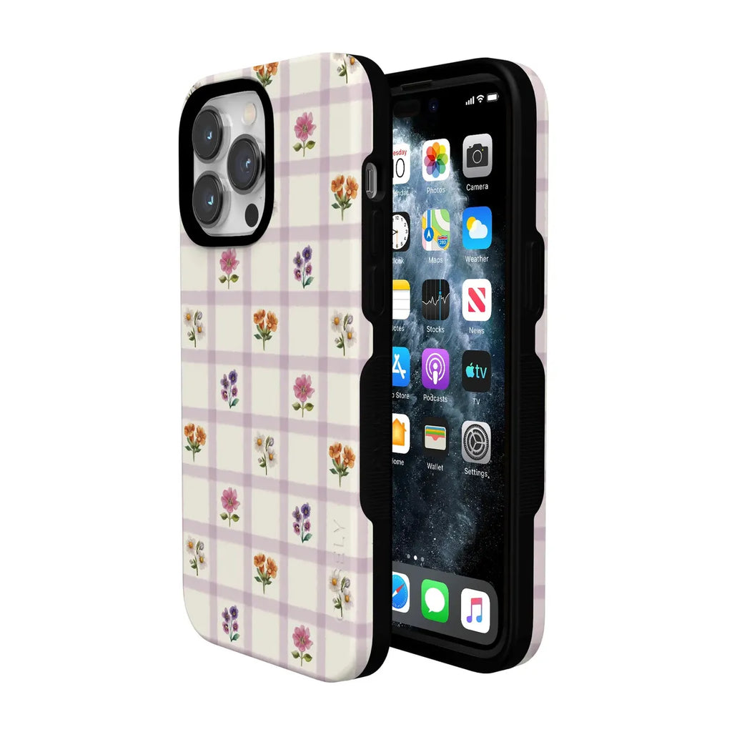 Meadow Check | Floral Gingham Case