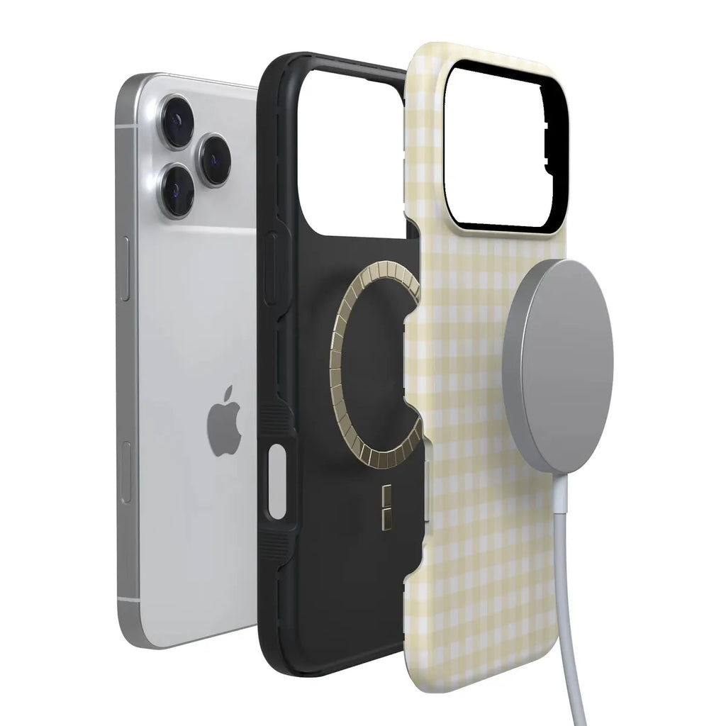 Pastel Picnic | Yellow Gingham Case