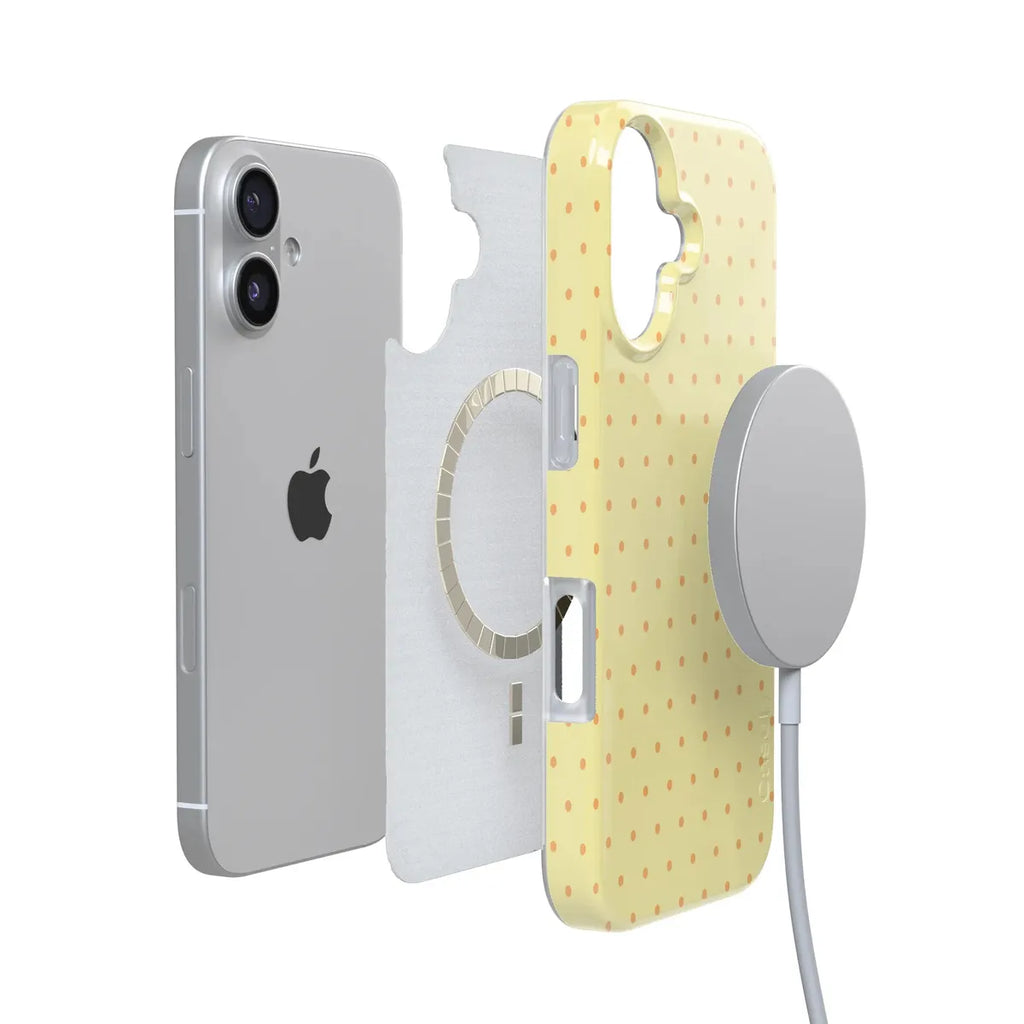 On the Dot | Yellow Polka Dot Case