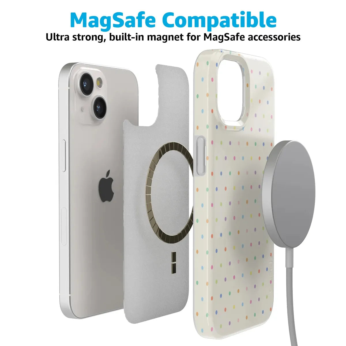 On the Dot | Rainbow Polka Dot Case