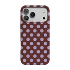 Spotted in SoHo | Burgundy Polka Dot Case