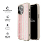 Pretty in Pastel | Blush Stripes Case