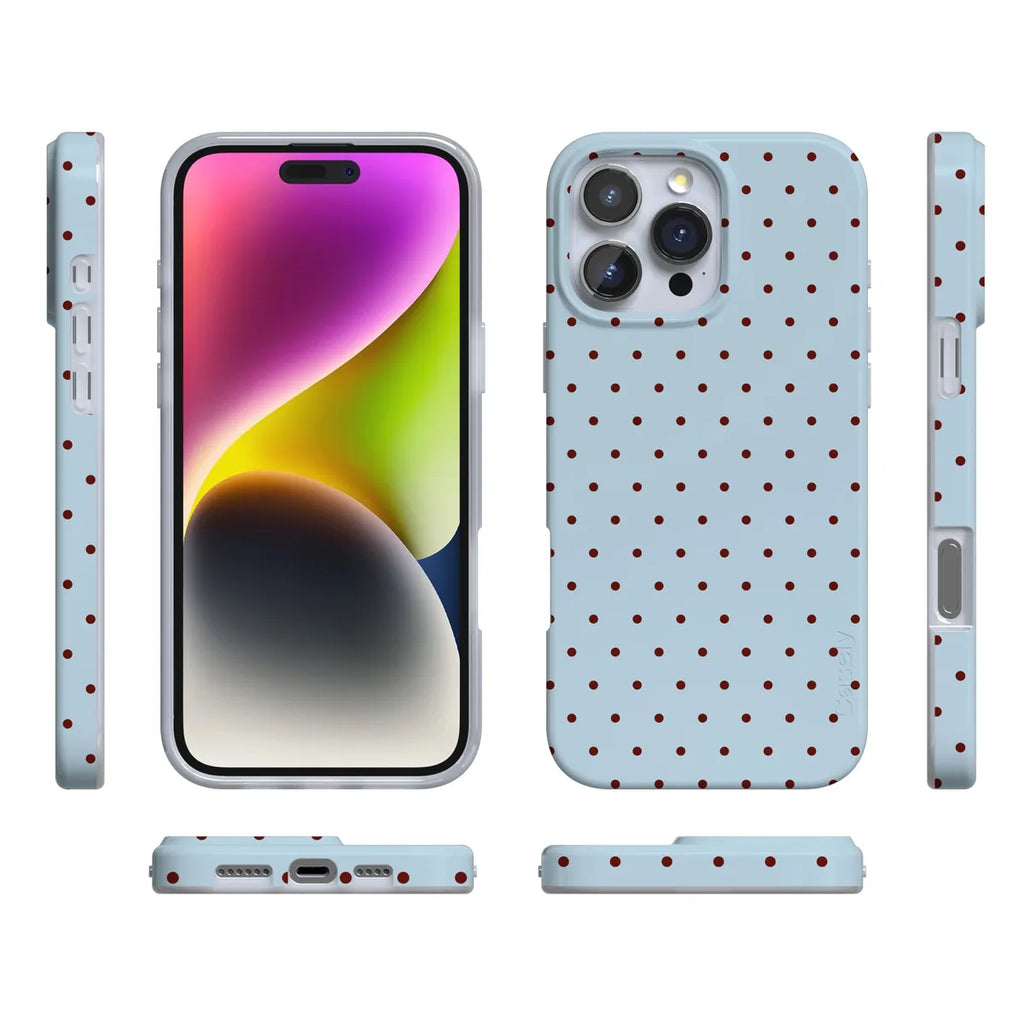 On the Dot | Blue Polka Dot Case