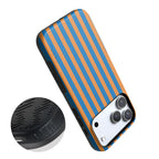 Go New York | Blue & Orange Stripes Case